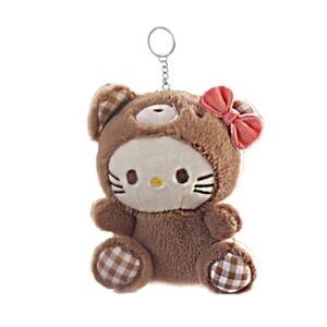 NWT! Hello Kitty Plush Keychain Doll